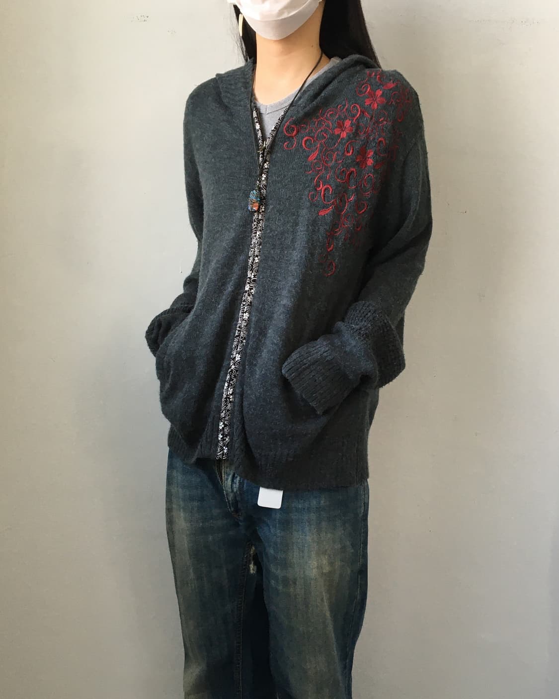 Oriental mood hood zip up 상품이미지1