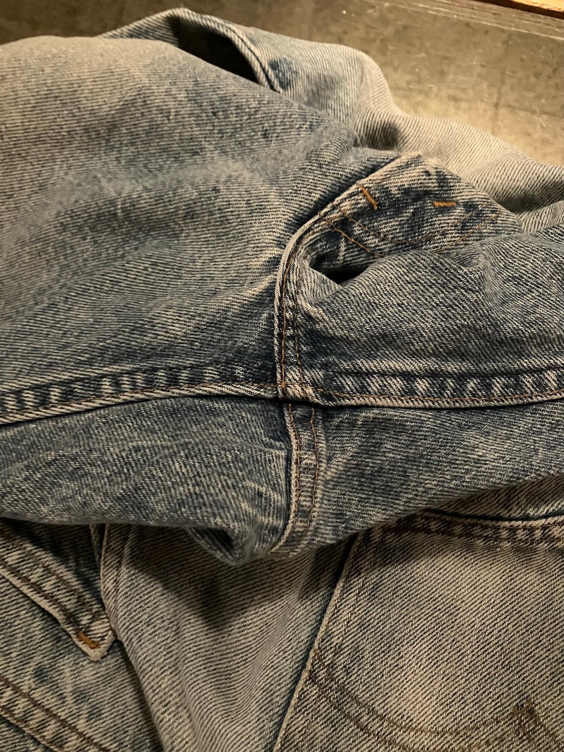 70s USA 빈티지 리바이스 646 벨바텀 부츠컷 데님 팬츠 상품이미지8