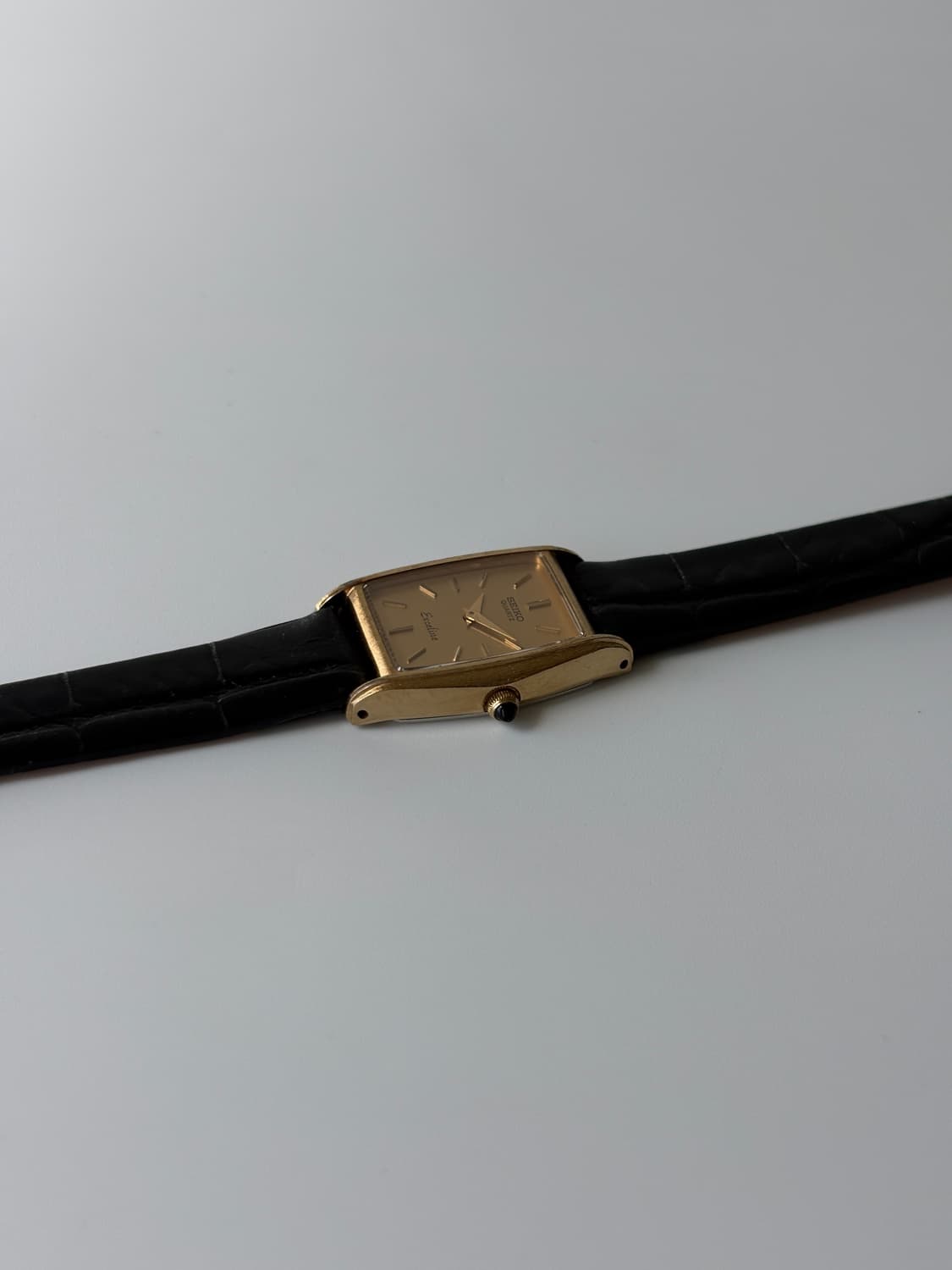 1980s Exceline Gold Tank ladies Quartz 상품이미지3