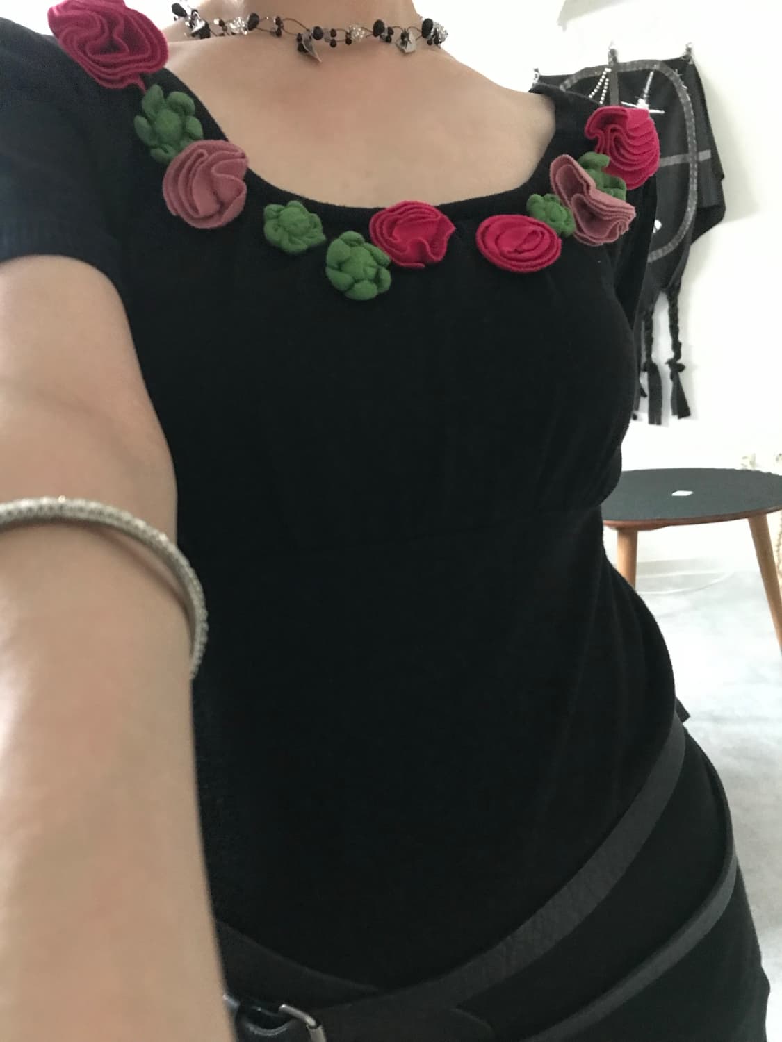  vintage flower knit 상품이미지6