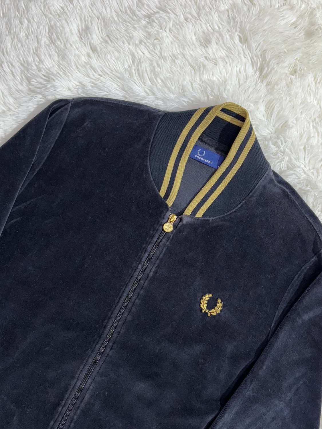 프레드페리 벨루어 트랙탑  상품이미지4