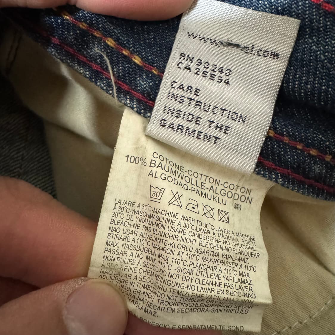 디젤 워싱 데님팬츠 상품이미지8