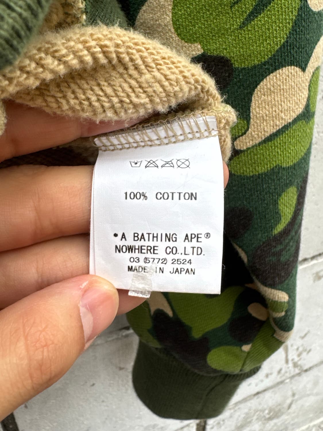 베이프 00s 아카이브 녹계 카모 og 스타디움 자켓 상품이미지10