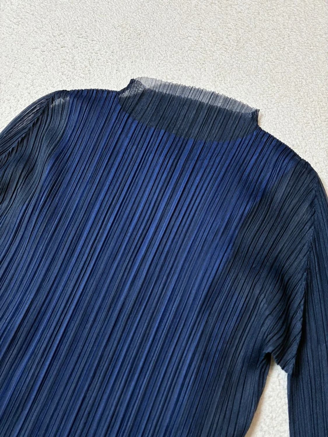 플리츠플리즈 이세이미야케 11ss 블루 반팔 티셔츠 PN8025 상품이미지4