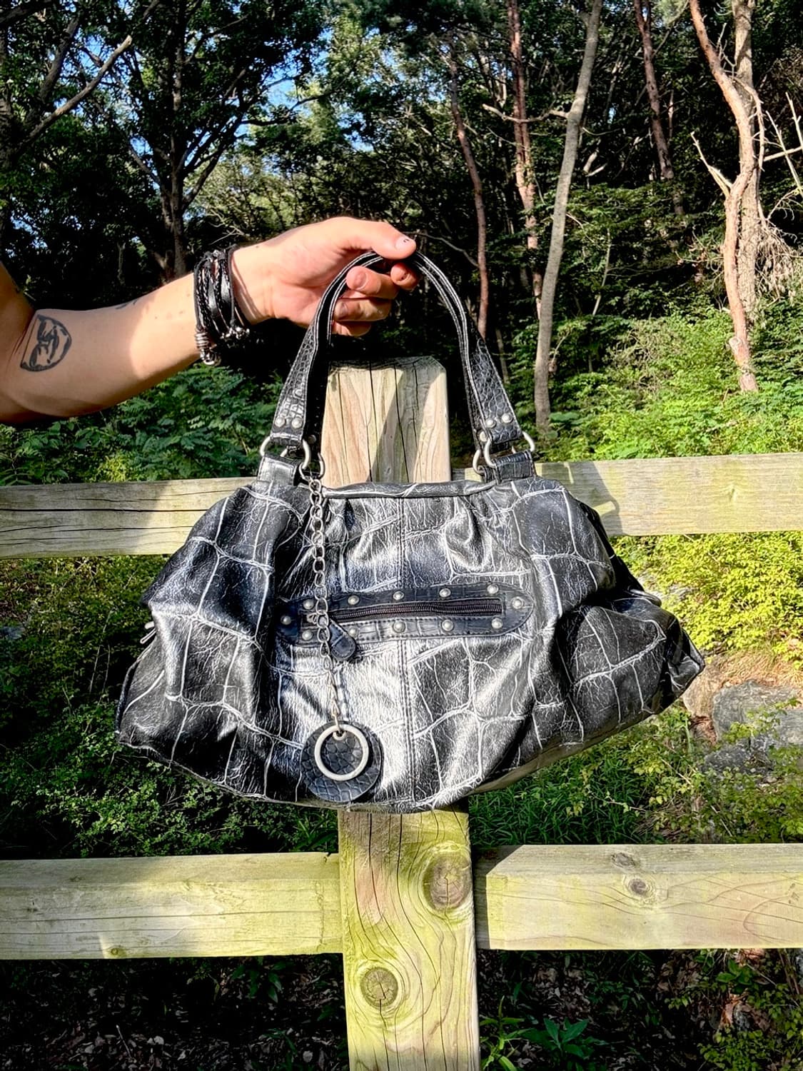 “Unknown”00’s Design Stone Washed Stud  상품이미지1