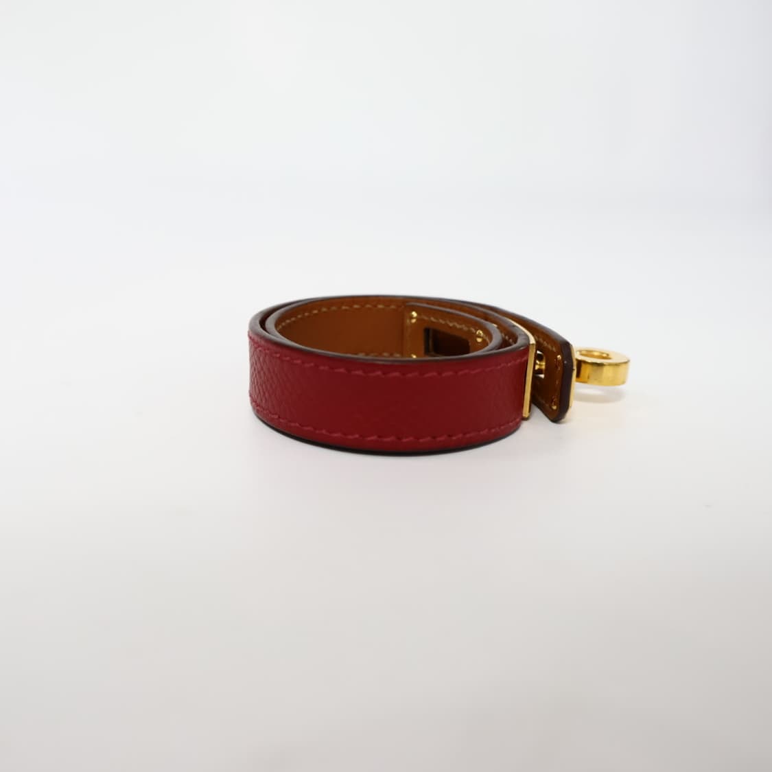 에르메스 버건디 금장 버클 켈리 팔찌 XS 상품이미지4