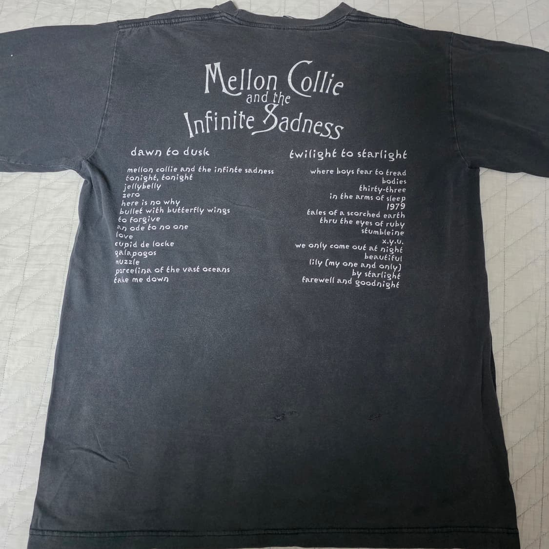 [XL] 90s 스매싱펌킨스 인피니트 새드니스 블랙 빈티지 밴드티 상품이미지5