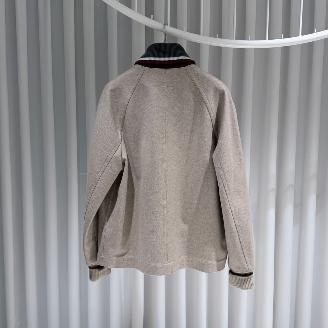 (A+/50) / 에르메스 배색 ZIP 캐시미어 자켓 상품이미지5