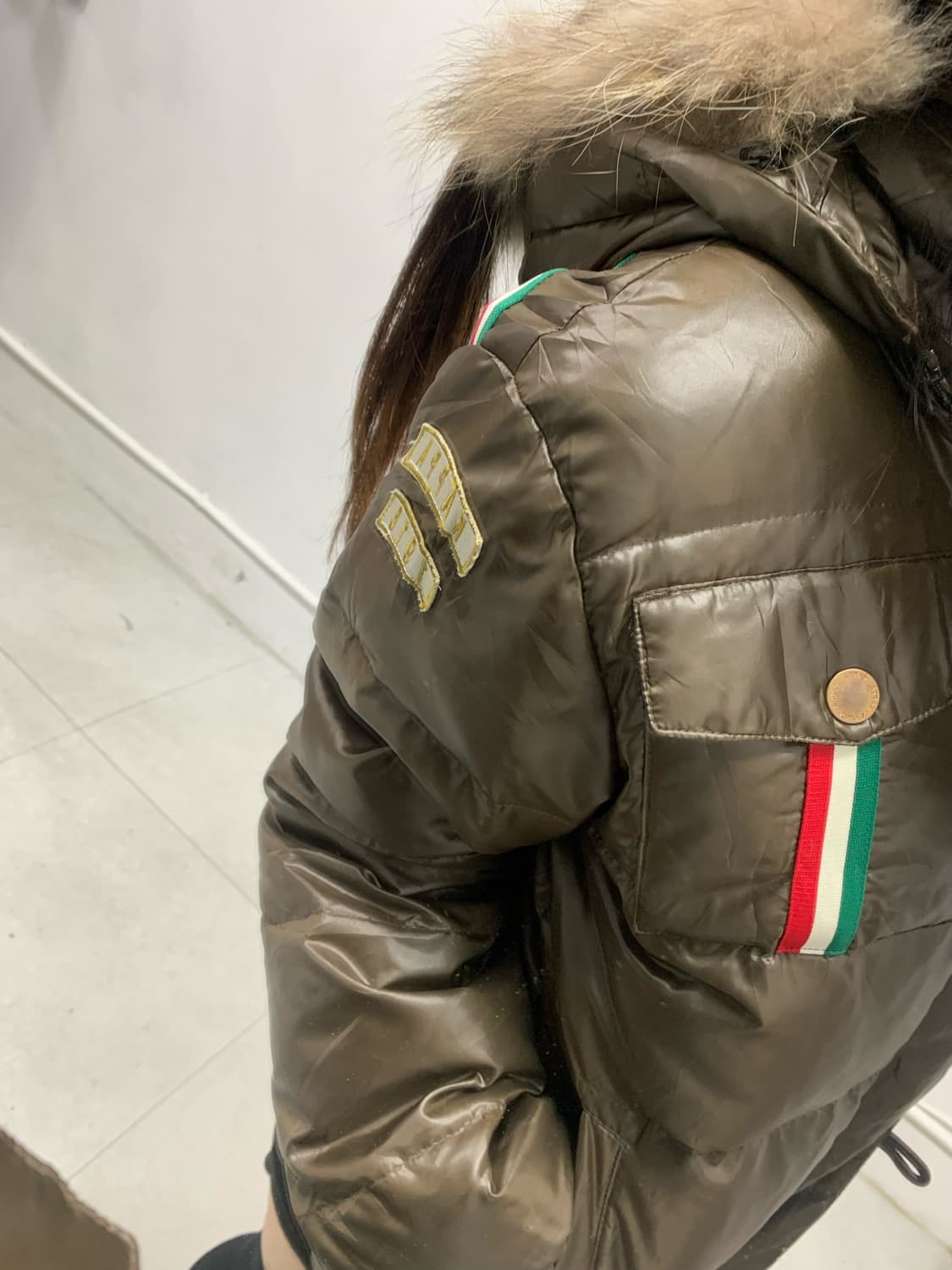 [KAPPA] 카파 y2k 코코아 퍼 패딩 상품이미지4