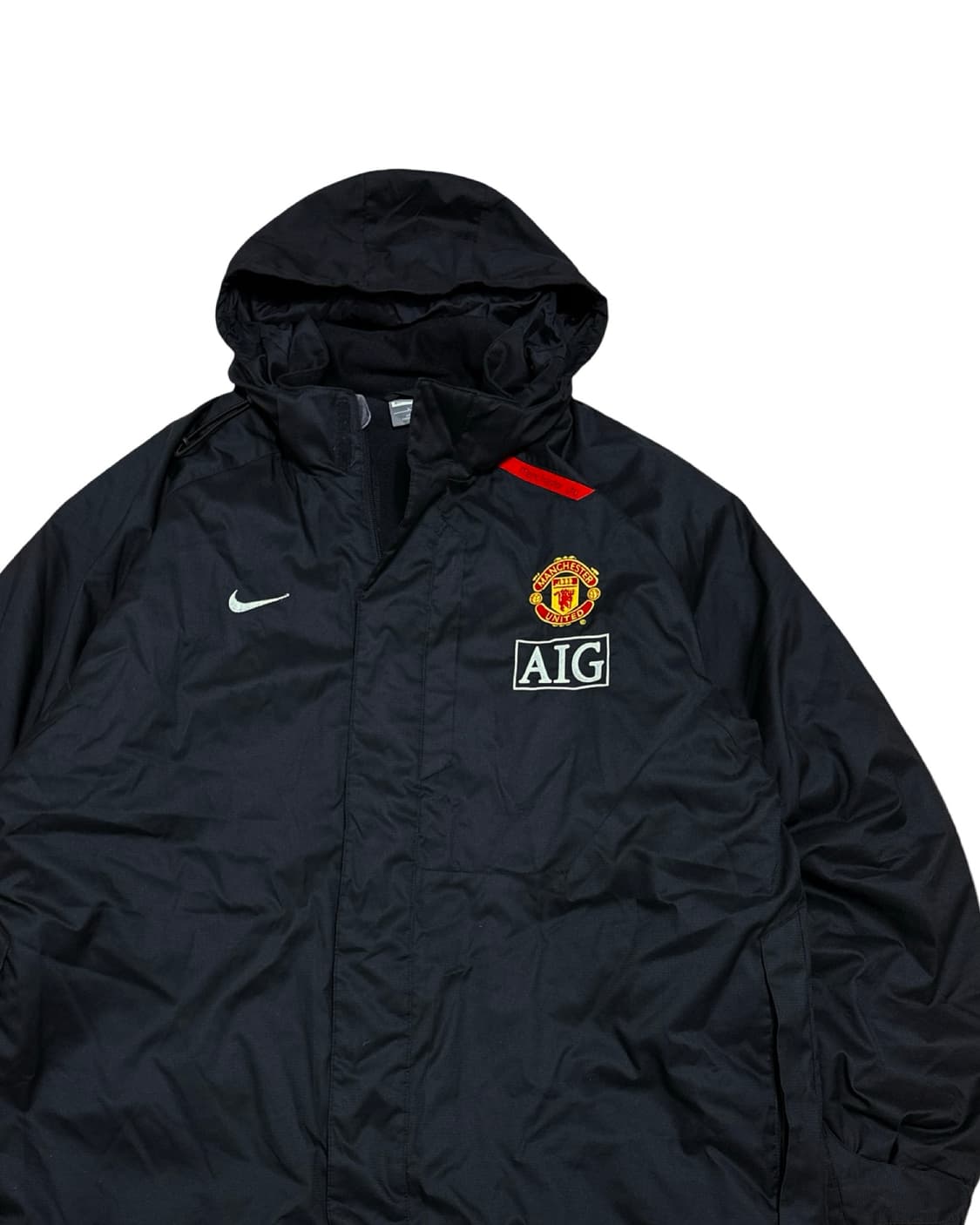 나이키 맨유 AIG 블랙 후드 점퍼 상품이미지2