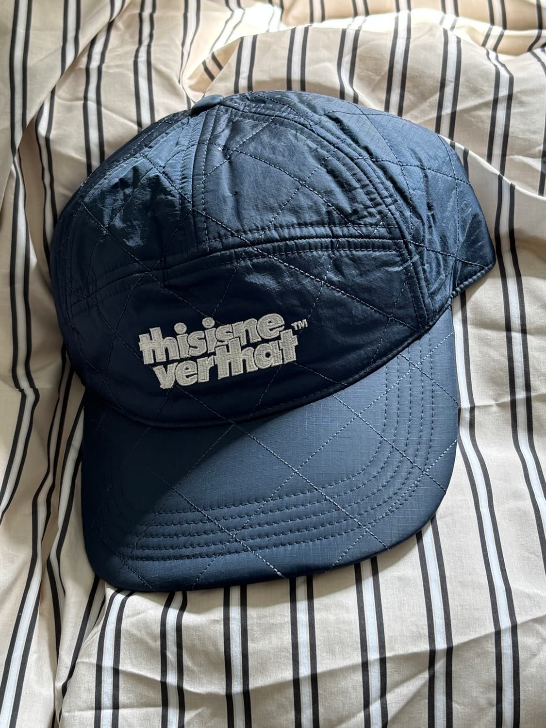 Thisisneverthat 퀼팅 캡 상품이미지1