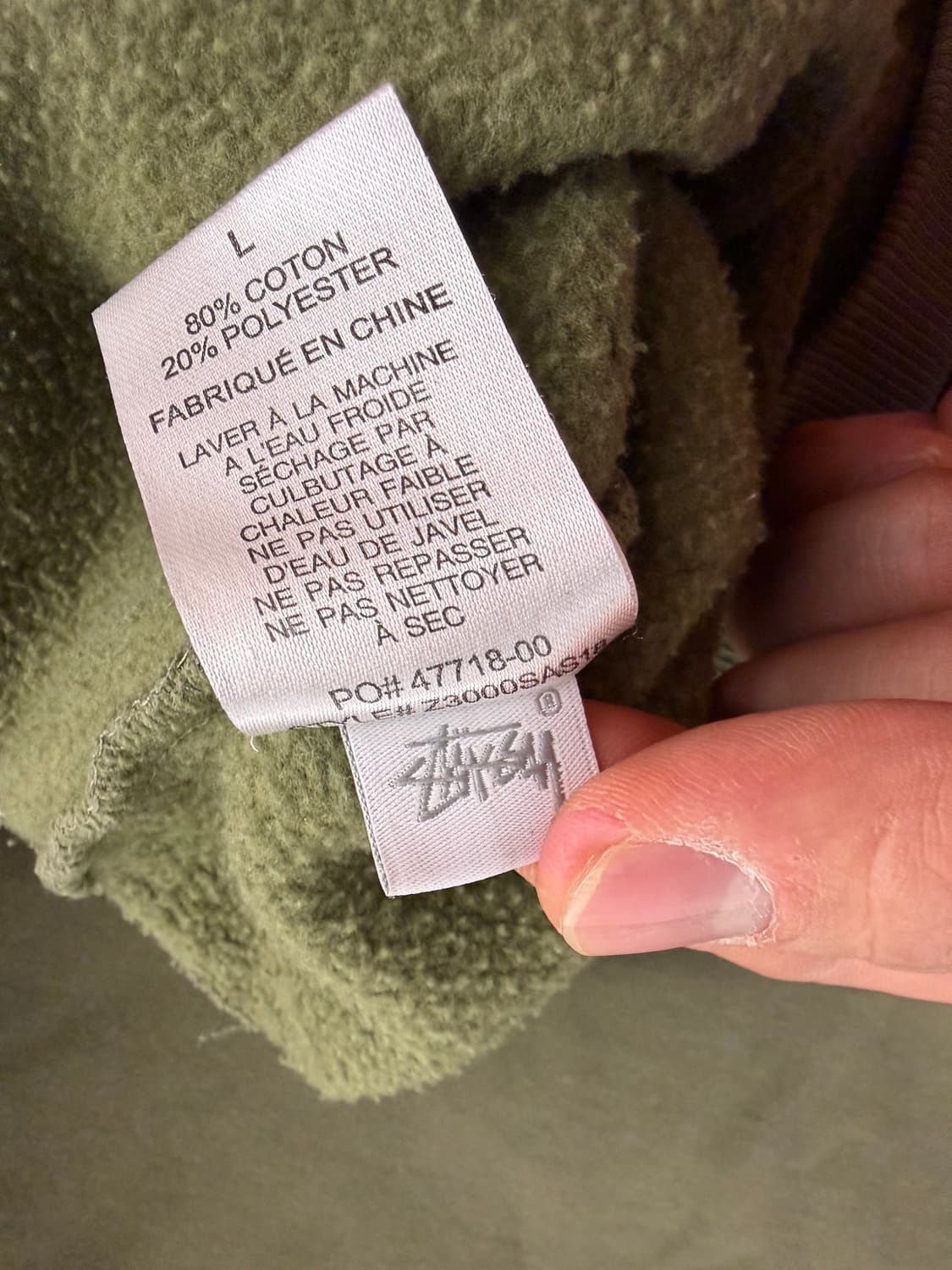 Stussy logo sweatshirt L 상품이미지9