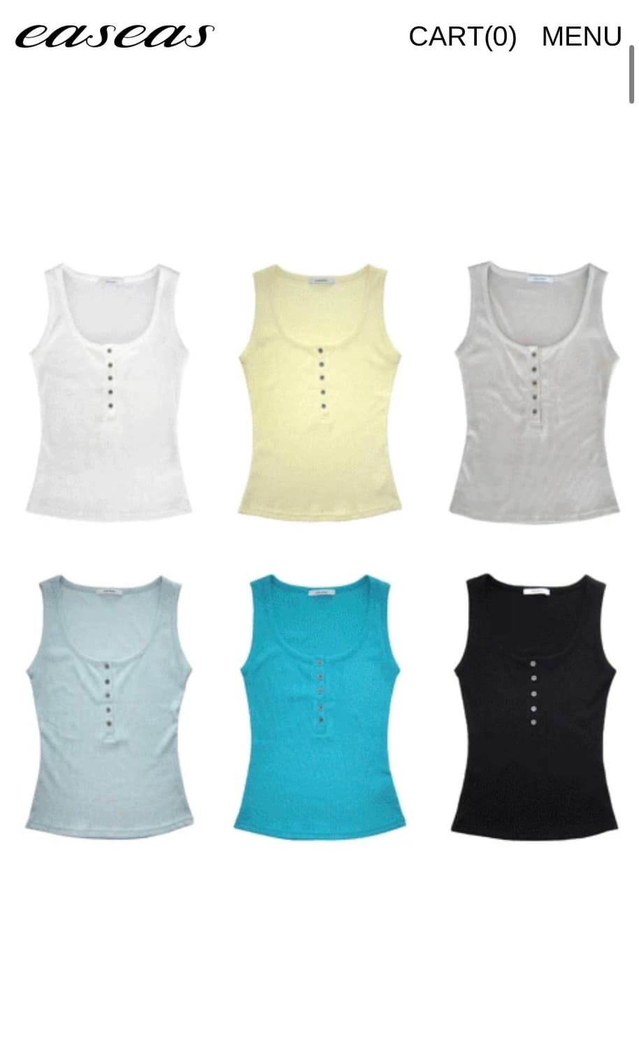 이즈이즈 버튼 슬리브리스 Touch Button Sleeveless 상품이미지3