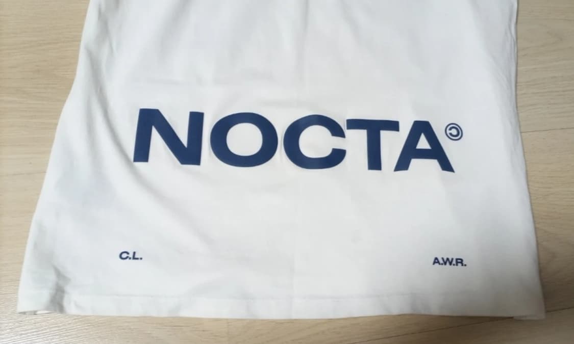 신품급 나이키X드레이크 녹타  NOCTA 반팔 XL 화이트 상품이미지4