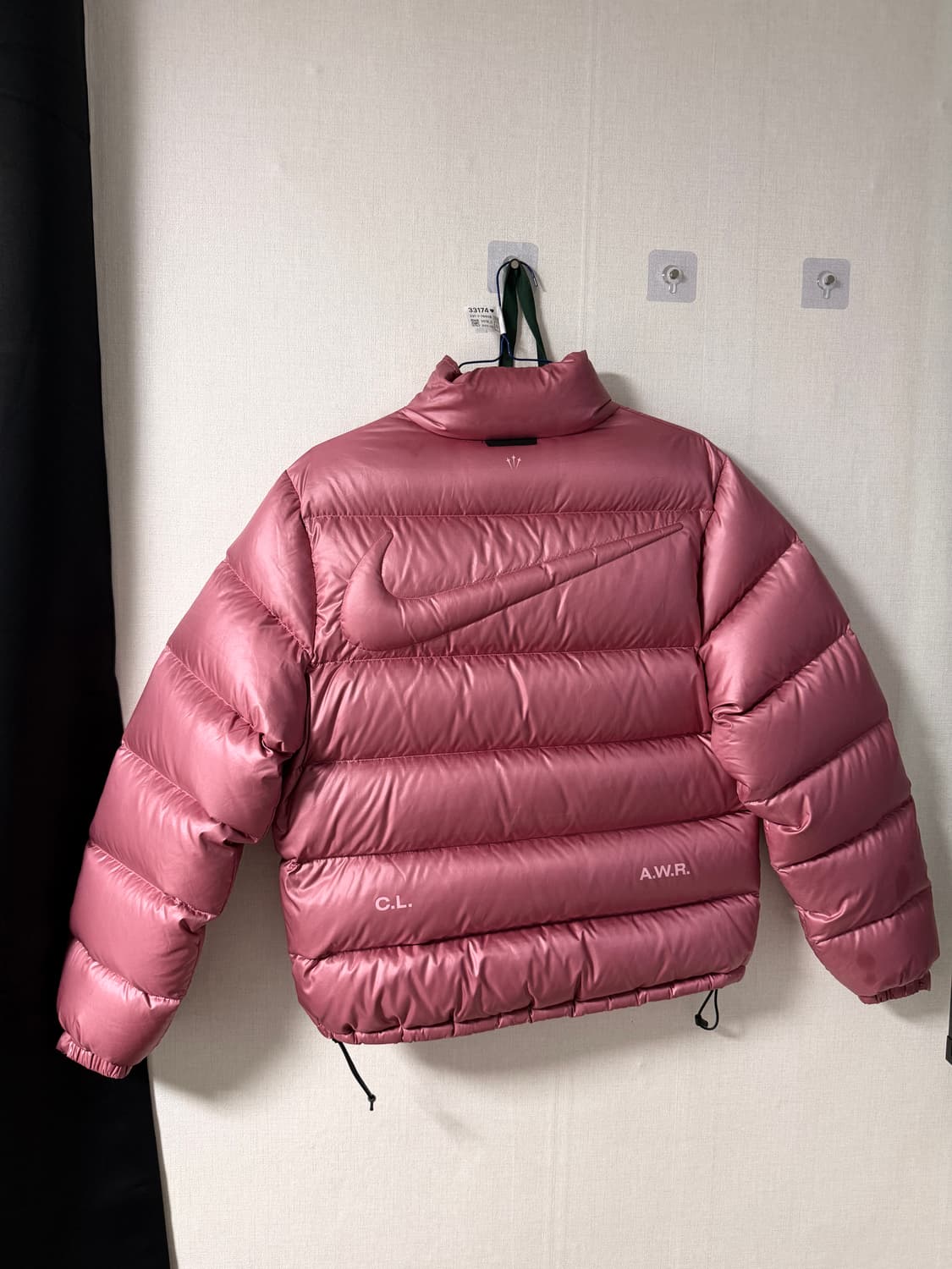 나이키 x 녹타 숏패딩 엘리펀트핑크M 상품이미지1