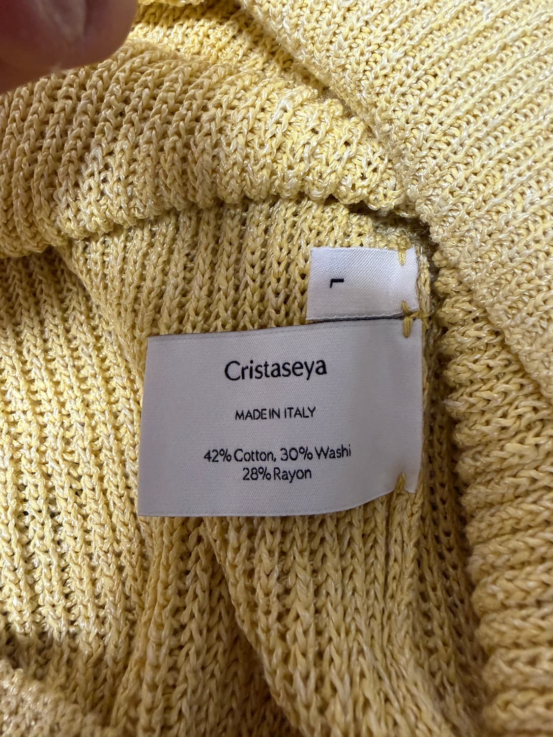 Cristaseya washi paper sweater 상품이미지3
