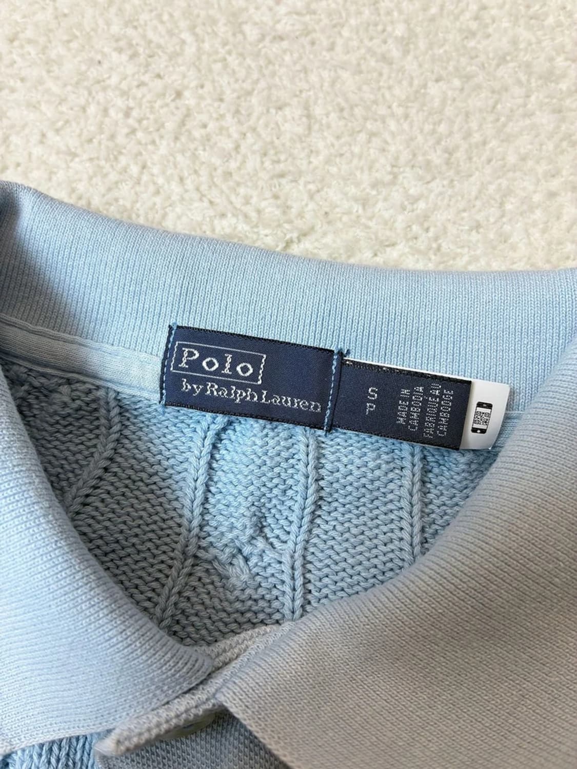 폴로 랄프로렌 케이블 코튼 크롭 니트 PN6683    상품이미지4