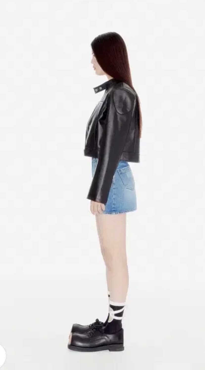 YOUHEE 유희 장원영 바이커 자켓 블랙 새상품 베이직 상품이미지2