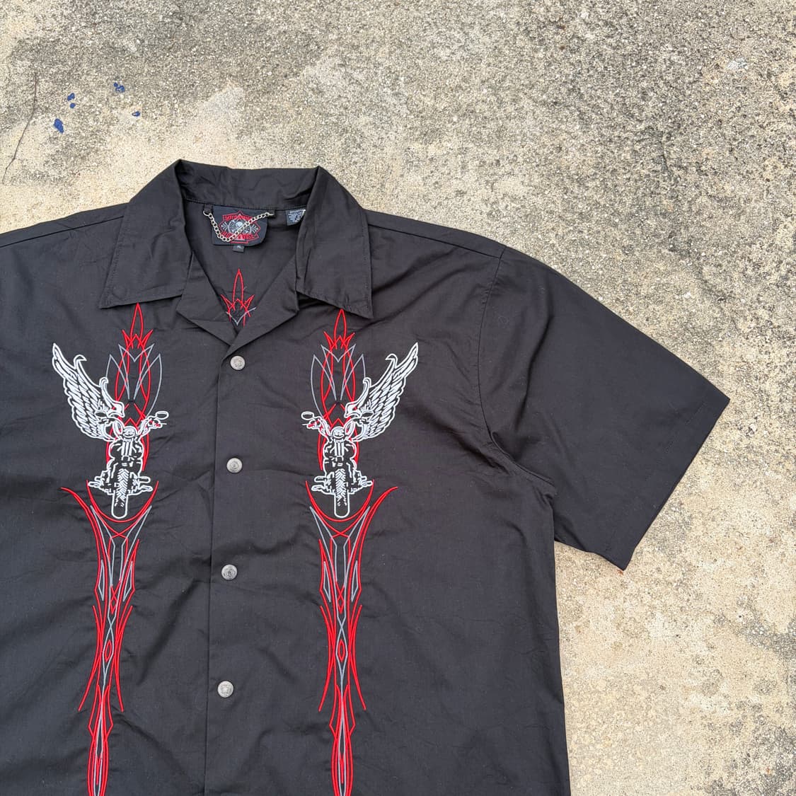 드래곤 플라이 로드하우스 빈티지 반팔셔츠 XL 상품이미지2