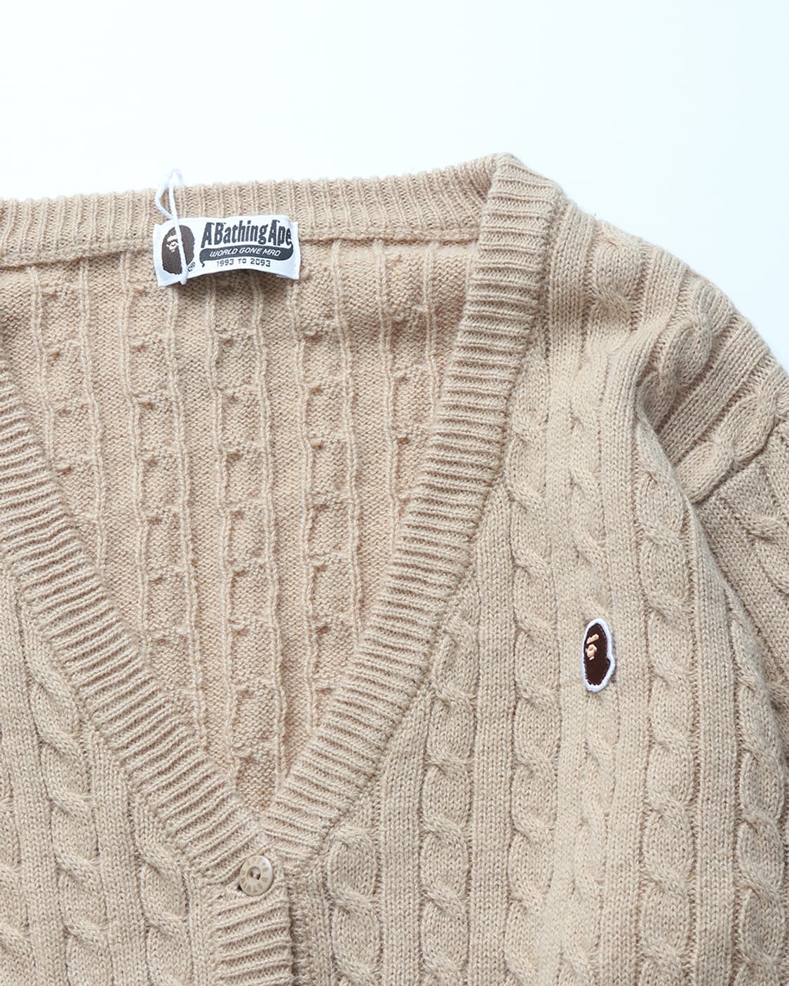 베이프 A BATHING APE Cable Cropped Cardigan 상품이미지8