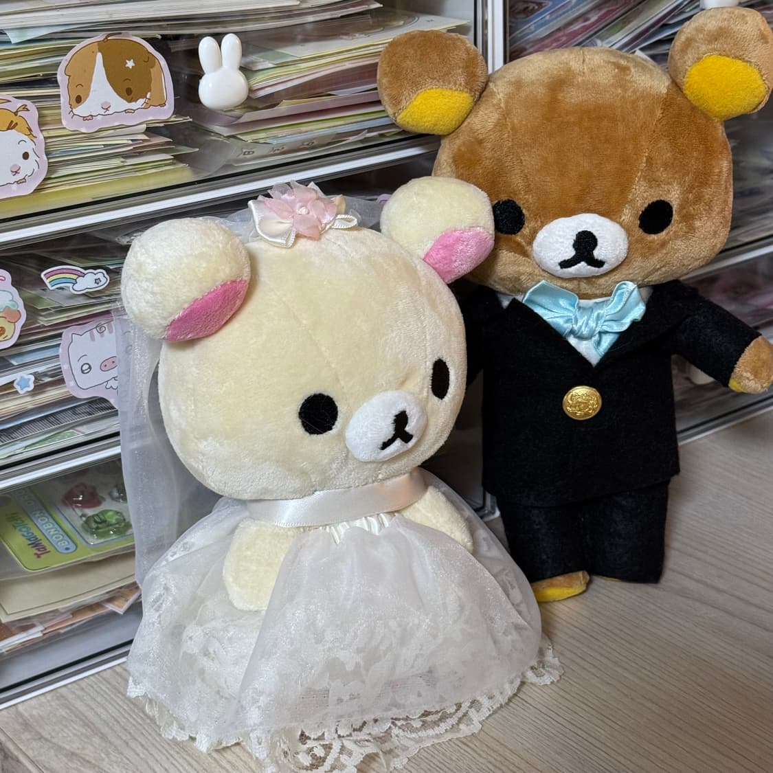 리락쿠마 코리락쿠마 웨딩 웰컴 커플 부부 인형 상품이미지2