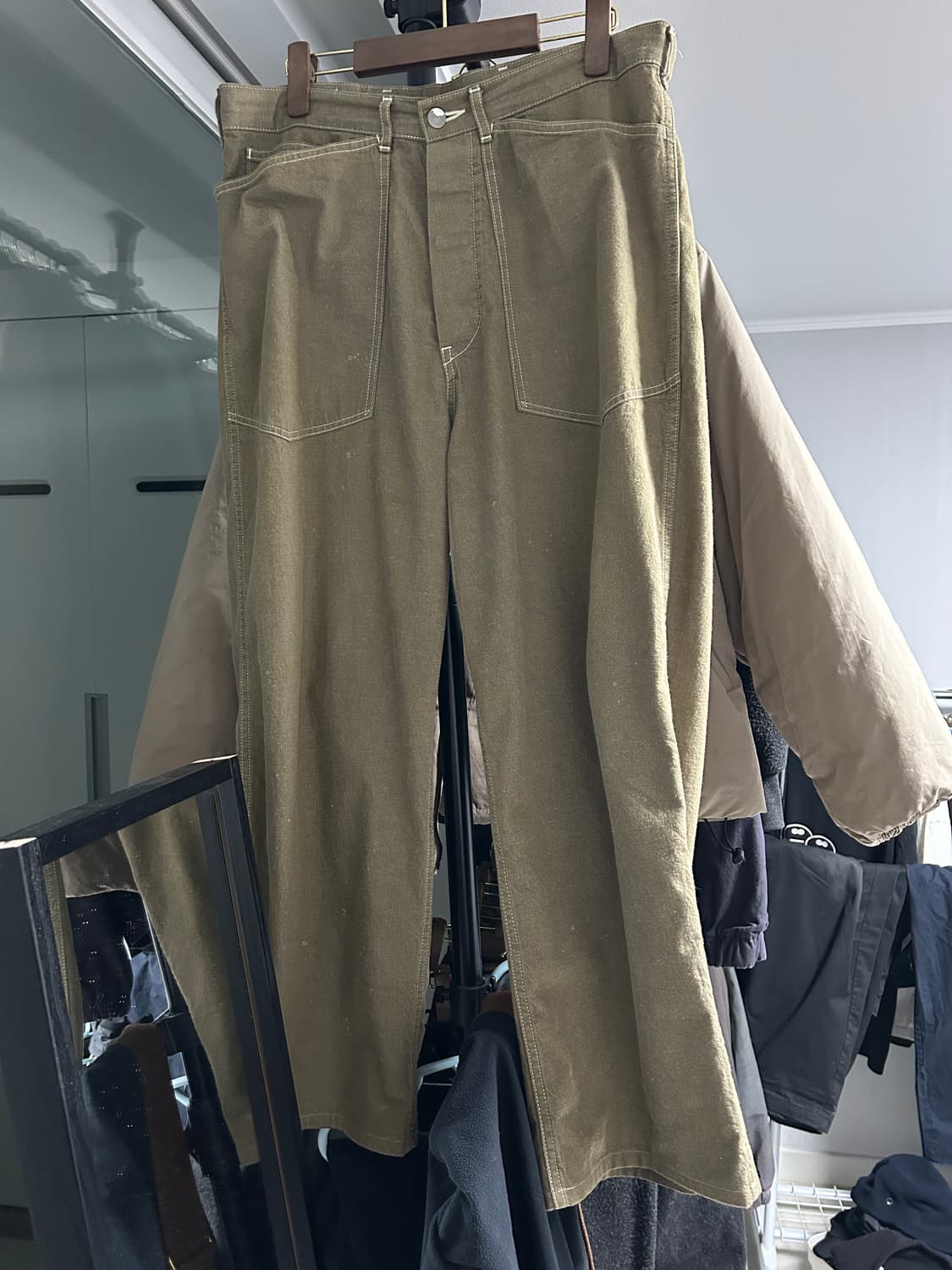 마티앤선즈 밀리터리 데님 팬츠 상품이미지2