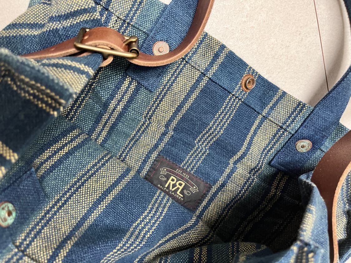 RRL 핸드 우븐 인디고 카펜더 토트 상품이미지2