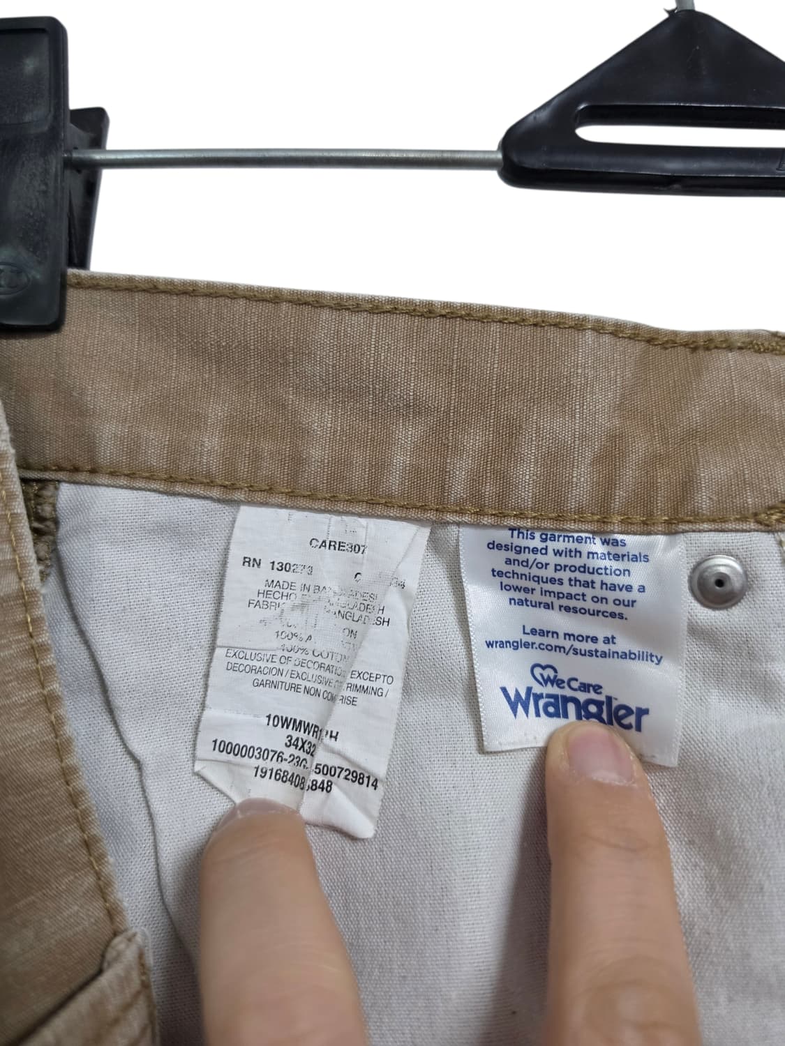 랭글러 립스탑 더블니 팬츠 헤비코튼 34 상품이미지3