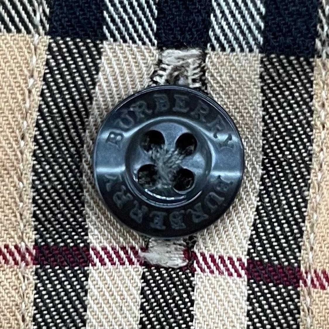 버버리 오리지널 베이지 오버사이즈 노바체크 하프셔츠 상품이미지5