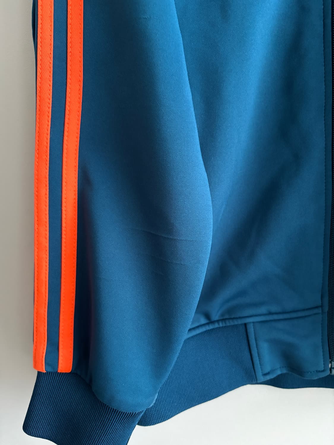 아디다스 마샬아츠 저지탑 트랙탑 다크블루/오렌지 M 상품이미지5