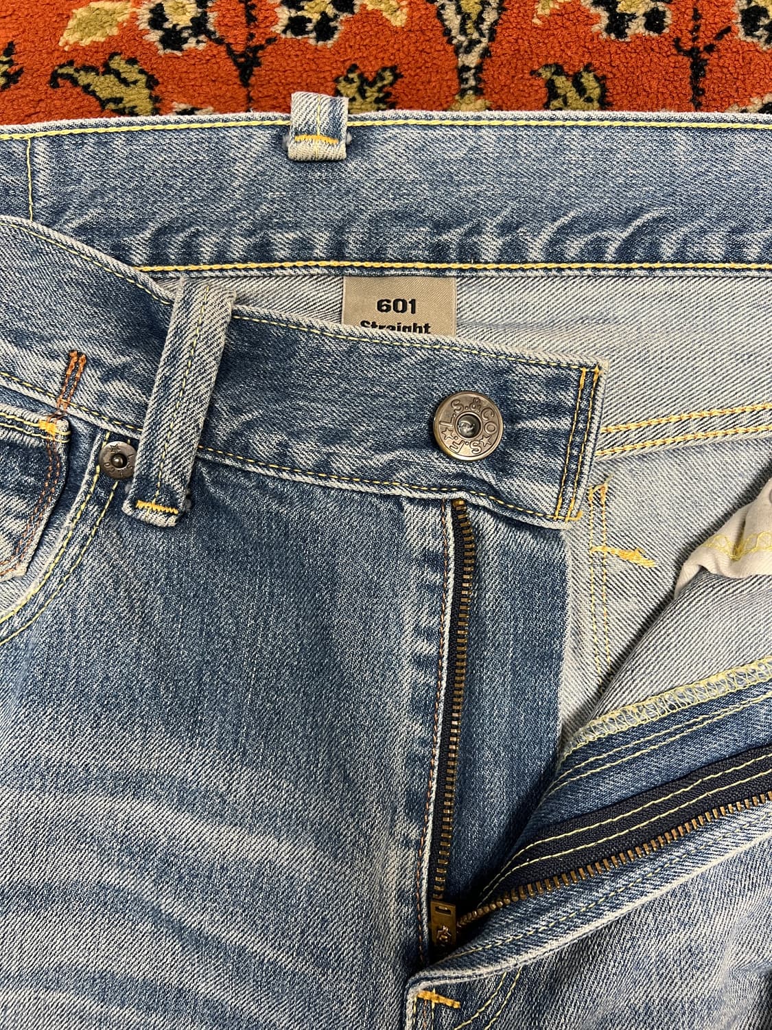 리바이스 601 연청 데님팬츠 34 상품이미지2
