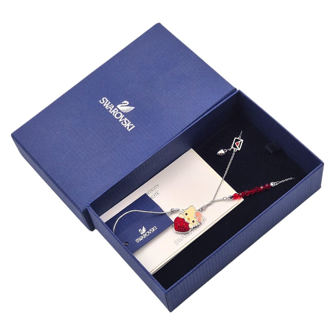 스와로브스키 헬로키티 하트 크리스탈 파베 목걸이 상품이미지2