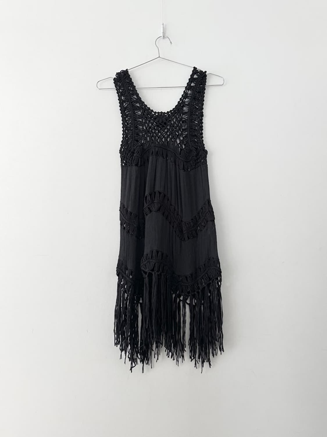 Wind dark punching sleeveless / black 상품이미지3
