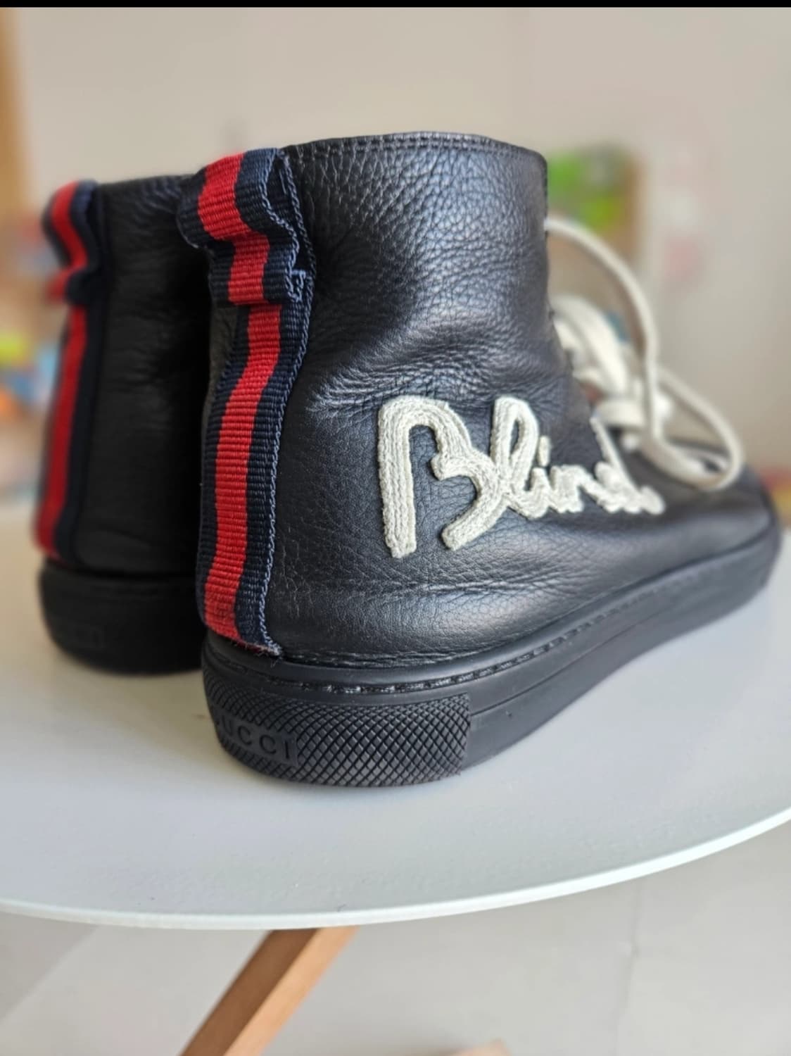 구찌 blind for love 하이탑 블랙 상품이미지6