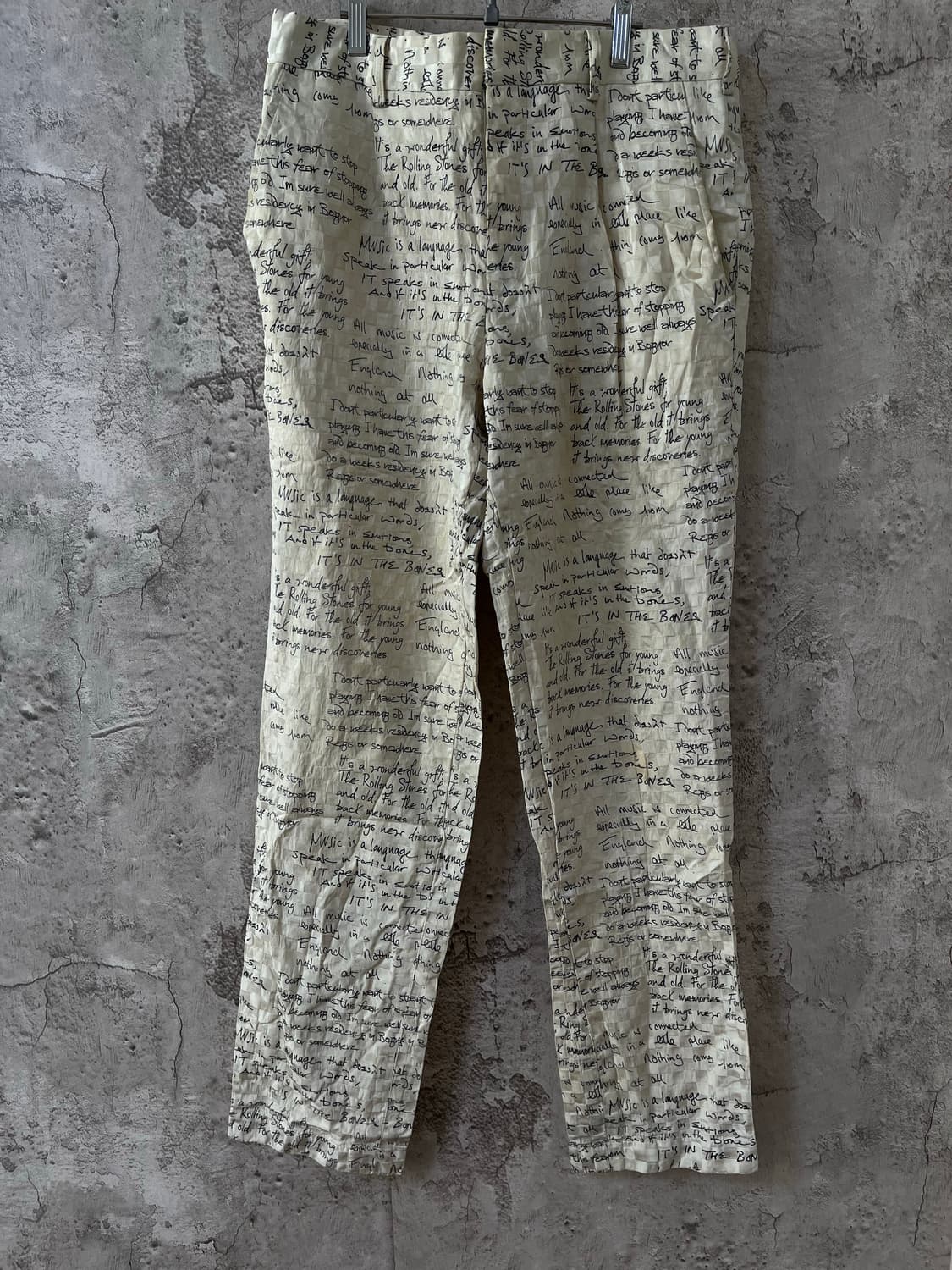 꼼데가르송 옴므 플러스 “Music Is a Language” 바지 상품이미지2