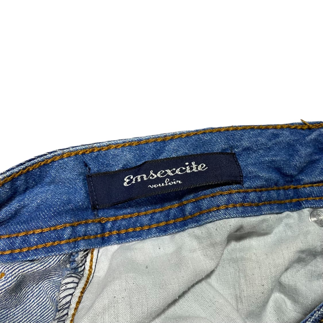 Emsexcite 리워크 데님스커트 상품이미지3