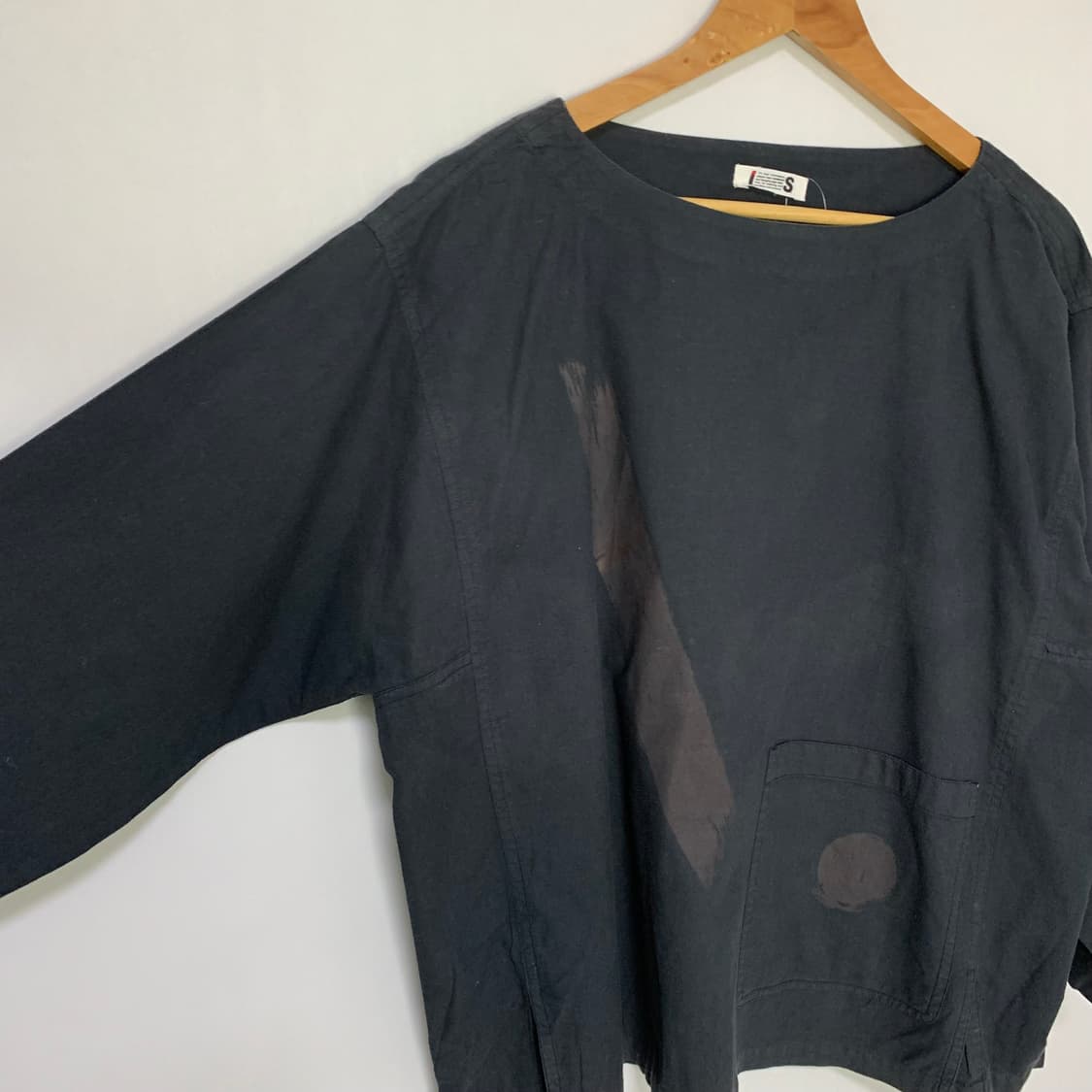 이세이미야케 빈티지 워시드 차콜 빈티지 7부 롱슬리브 긴팔 티셔츠 상품이미지2