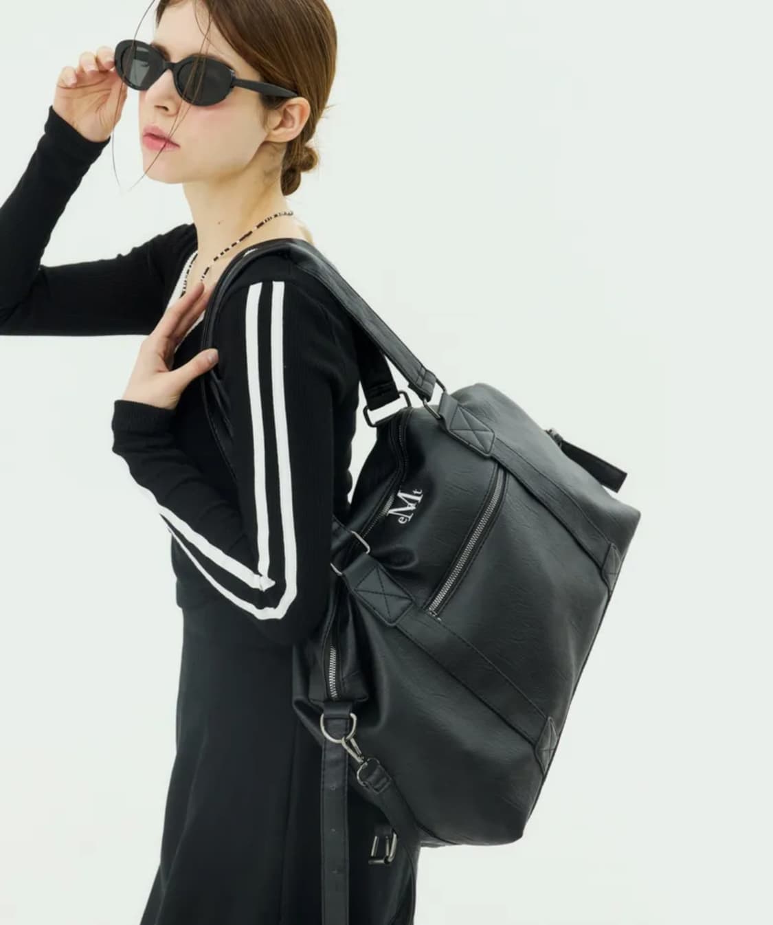 무센트 프라임 링클 레더 토트백 가방 보부상가방 상품이미지1