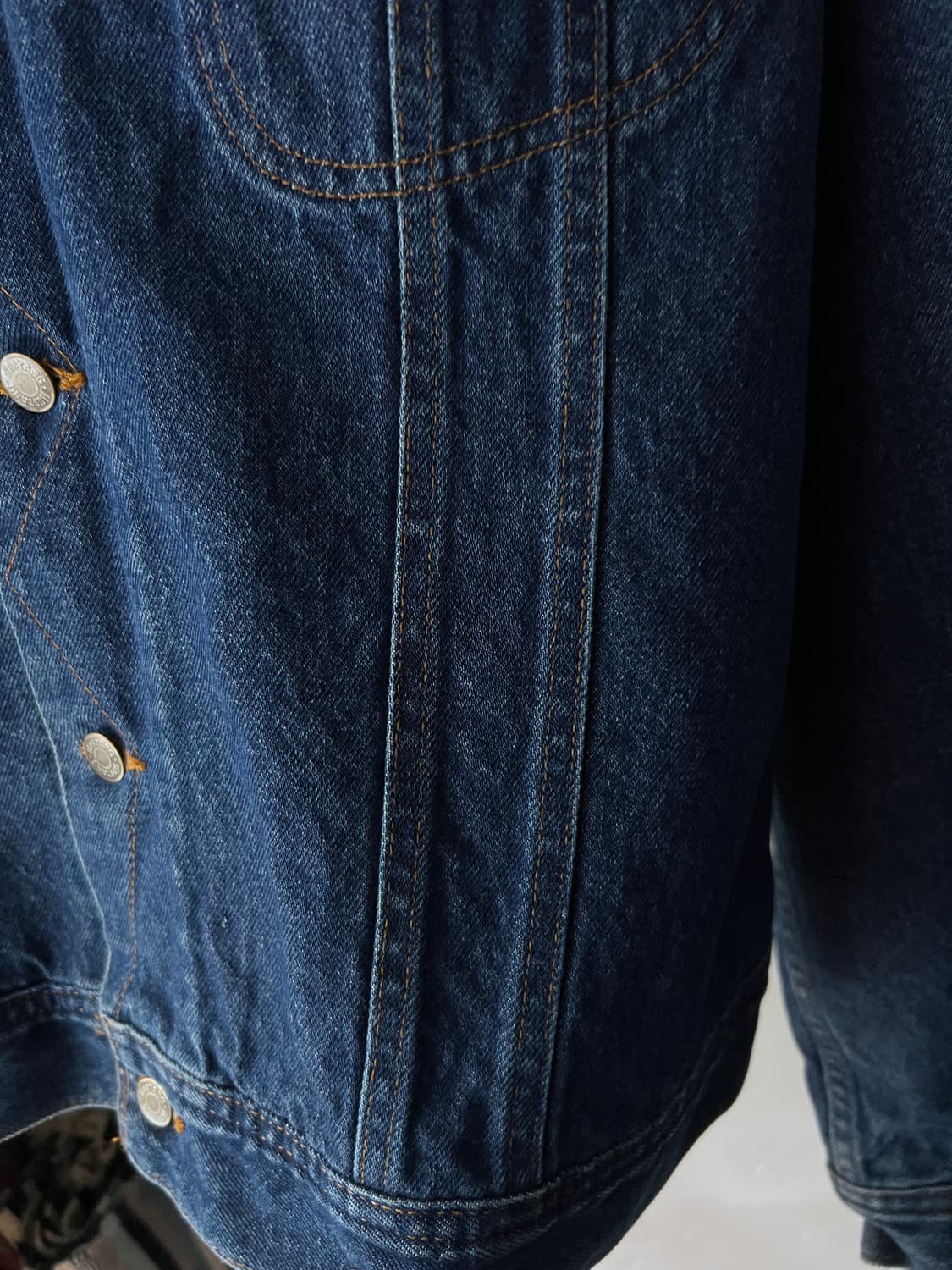 [XL]90's USA 빈티지 스톰라이더 타입 데님 트러커 자켓 상품이미지4