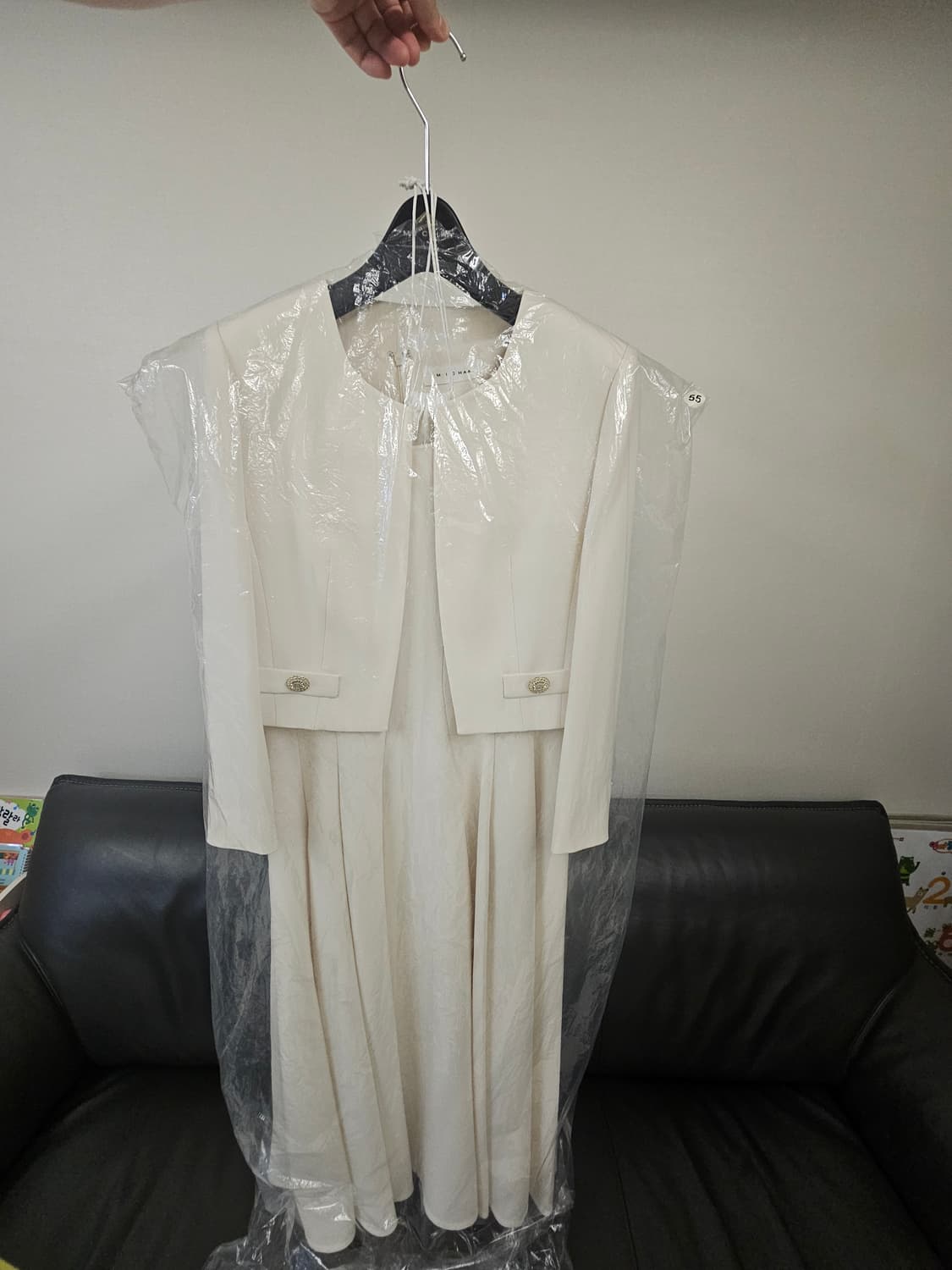 michaa 미샤 아이보리 투피스 55사이즈 판매 상품이미지1