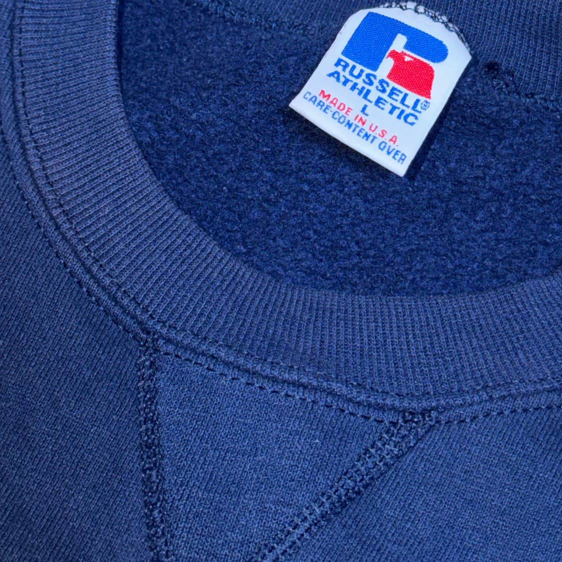 *90s Russell sweat Navy L 상품이미지3