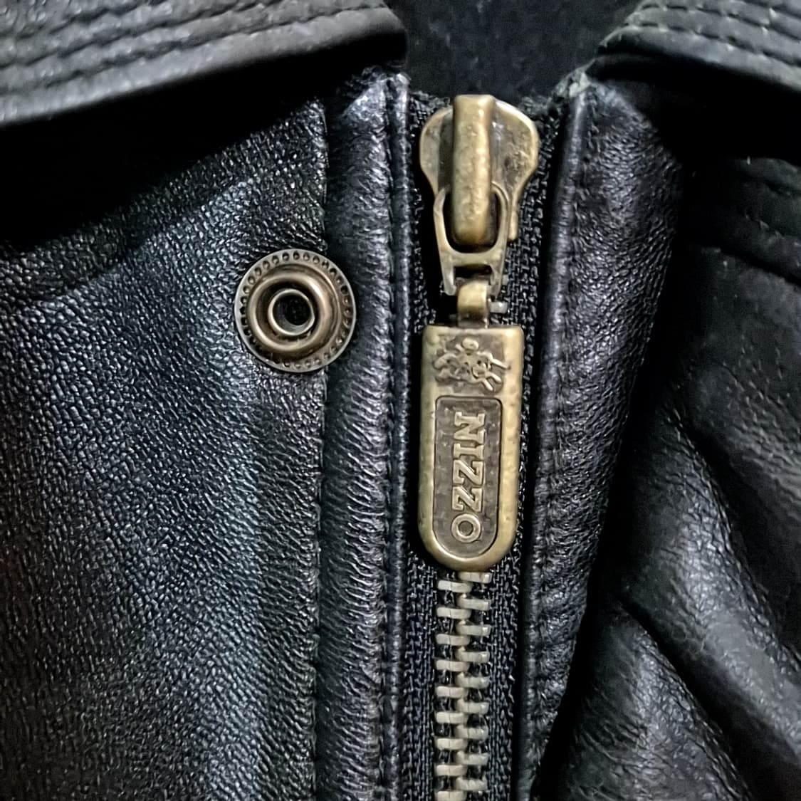 Nizzo 가죽 봄버 자켓 상품이미지3