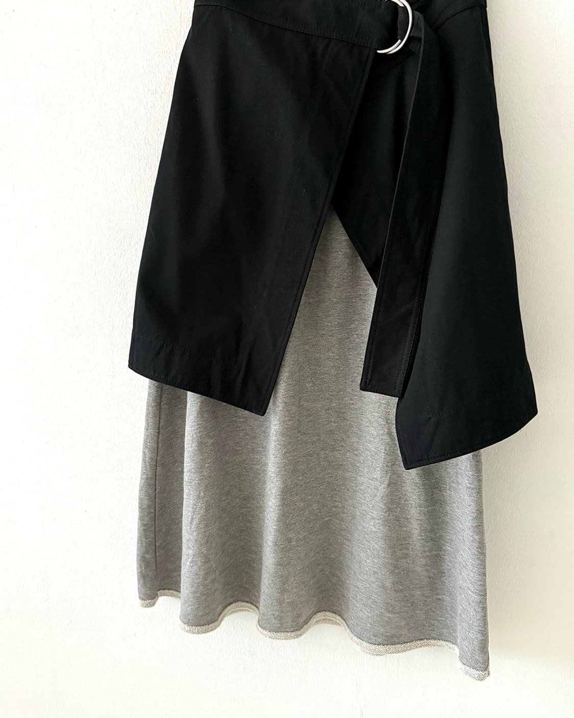 Black layered skirt + gray long skirt se 상품이미지8
