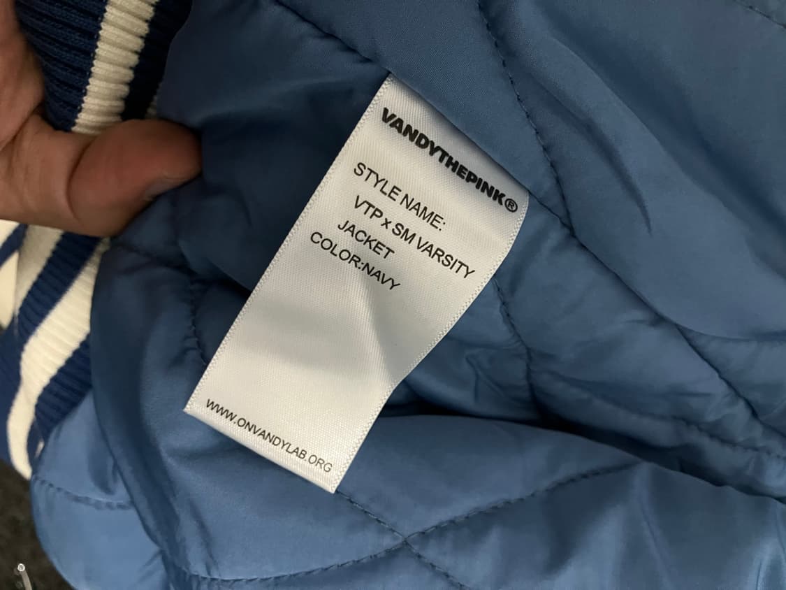 반디더핑크 X SM 바시티 자켓 상품이미지5