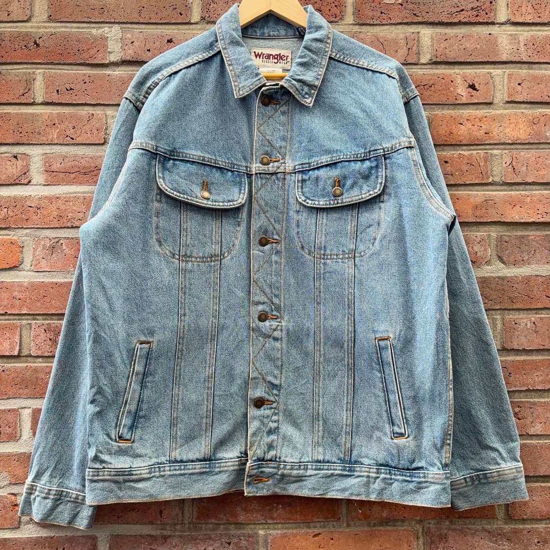 랭글러 Wrangler 러기드 웨어 데님 트러커 자켓 상품이미지3