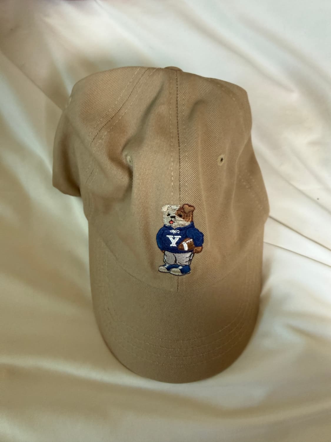 예일 곰돌이 볼캡 베이지 상품이미지1