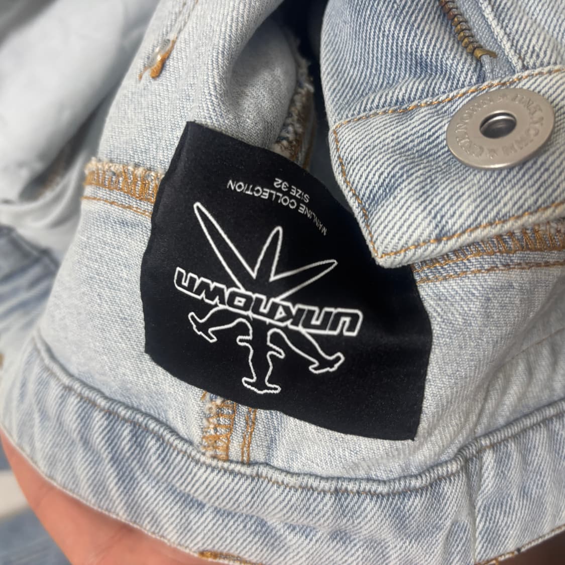 언노운 데님팬츠 상품이미지4