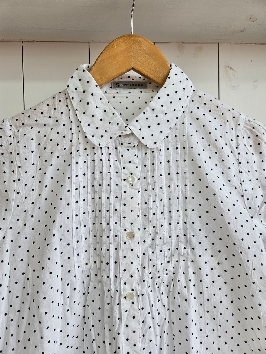 Sorridere도트 레이스 블라우스 상품이미지3