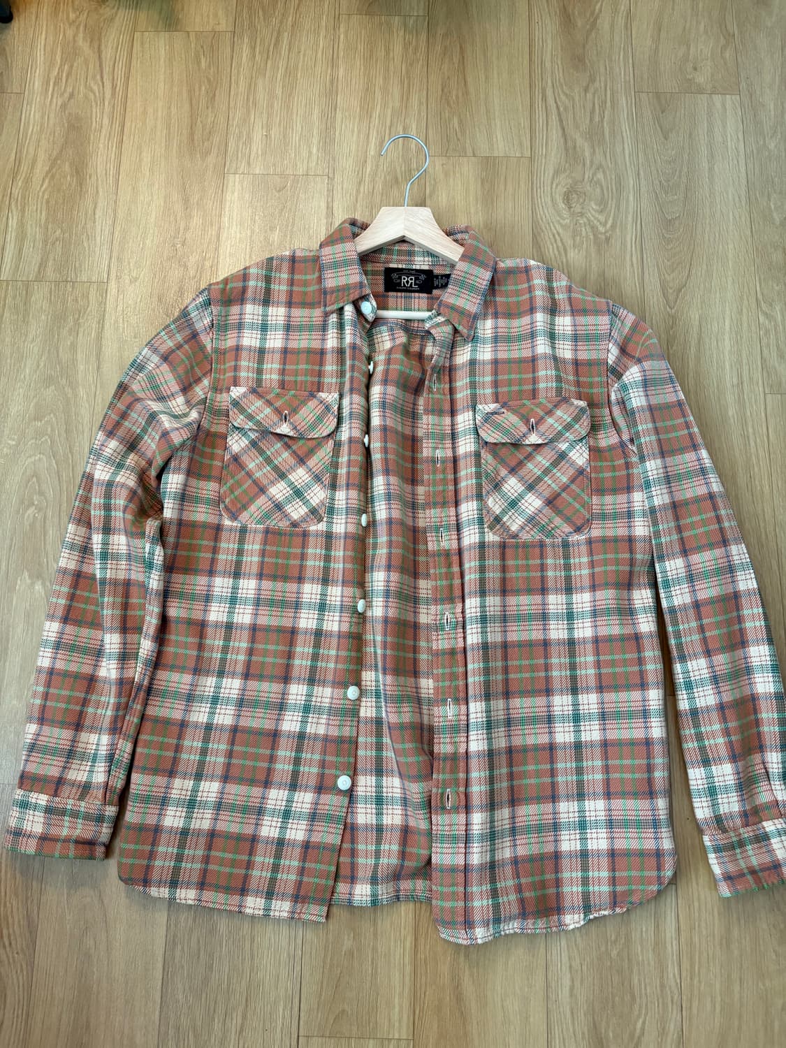 더블알엘 플란넬 워크 셔츠 M 상품이미지1