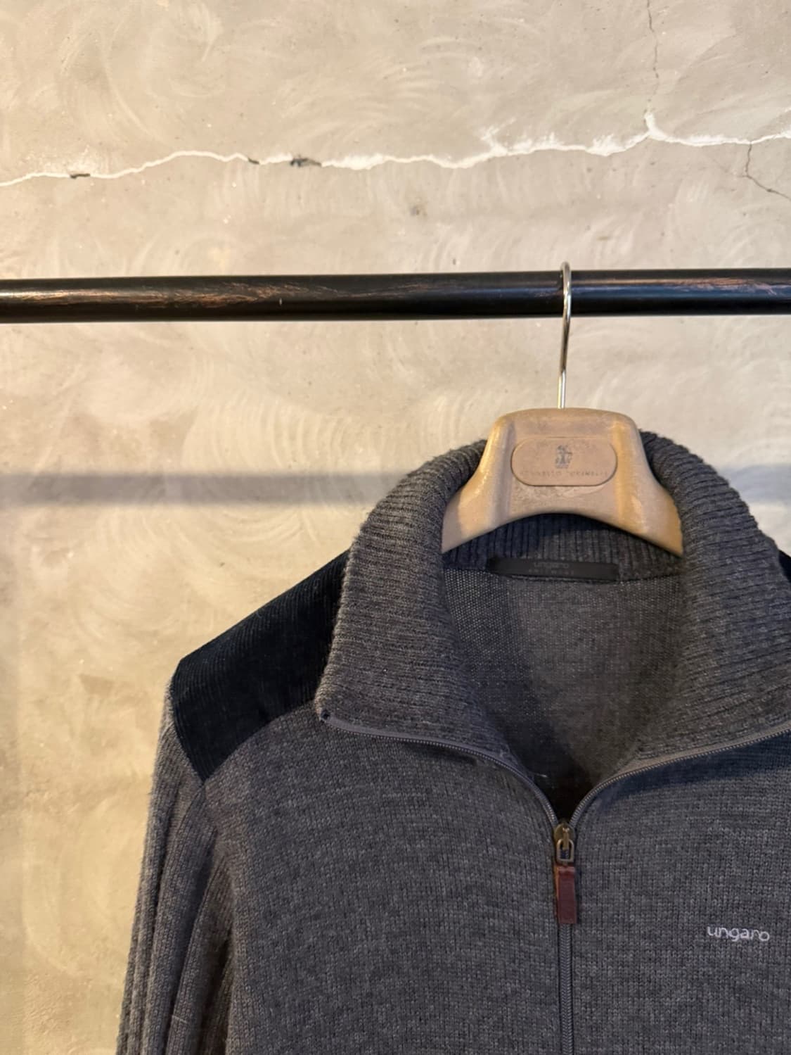 웅가로 짚업 가디건 100 상품이미지2